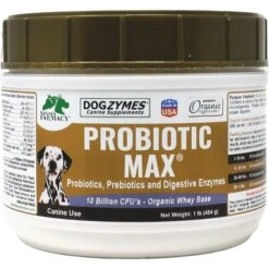 Nature's Farmacy Dogzymes Probiotic Max Dog Supplement