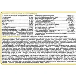 Nature's Farmacy Dogzymes Probiotic Max Dog Supplement -Pet Wellness 126416 PT6. AC SS1800 V1569253020