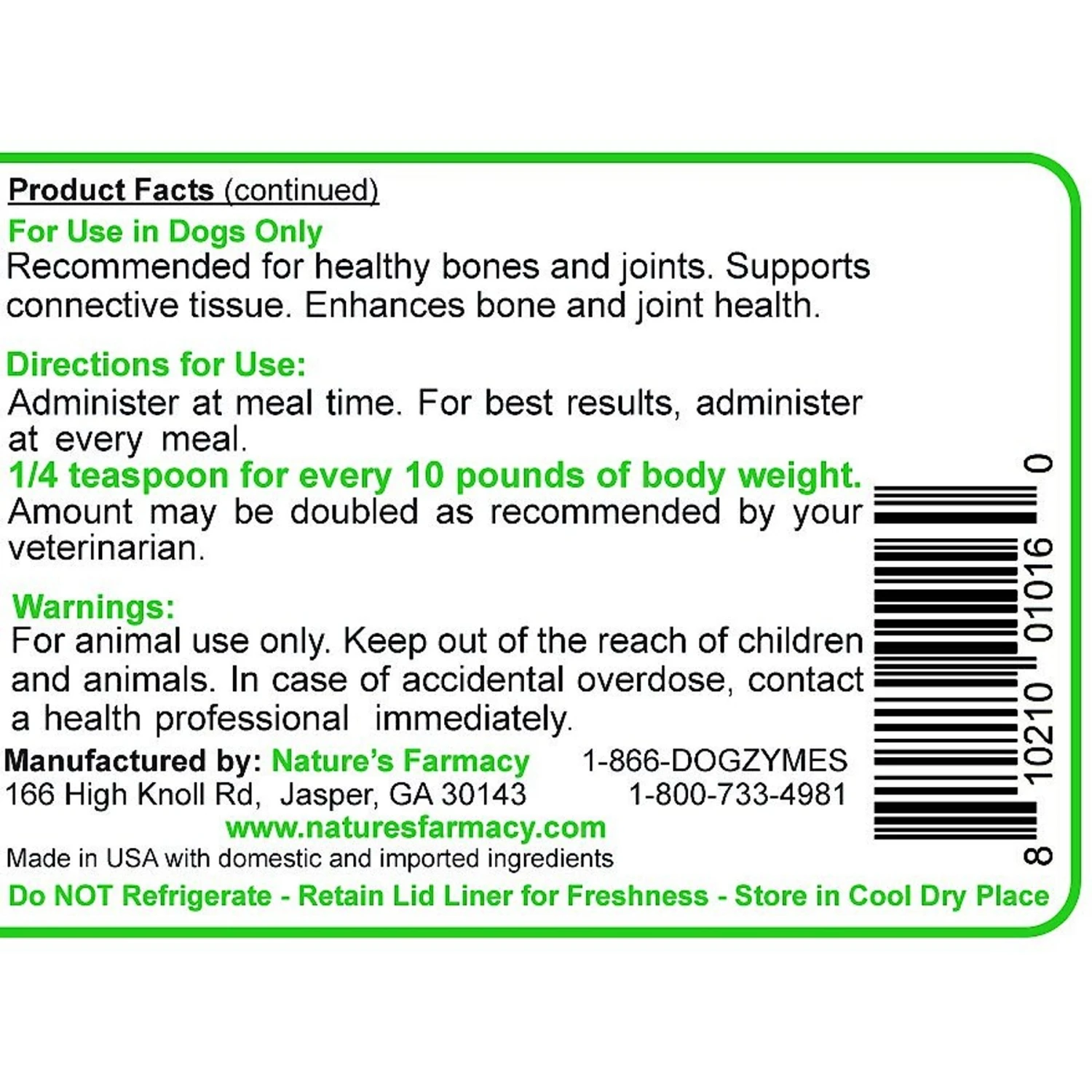 Nature's Farmacy Dogzymes Phyto Flex Dog Supplement 5 Nature's Farmacy Dogzymes Phyto Flex Dog Supplement - Image 5