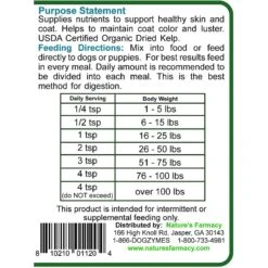Nature's Farmacy Dogzymes Norwegian Kelp Dog Supplement -Pet Wellness 126429 PT8. AC SS1800 V1569253337