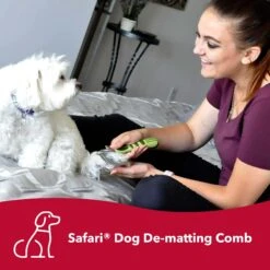 Safari De-Matting Dog Comb 10 Safari De-Matting Dog Comb -Pet Wellness 128180 PT2. AC SS1800 V1673648742