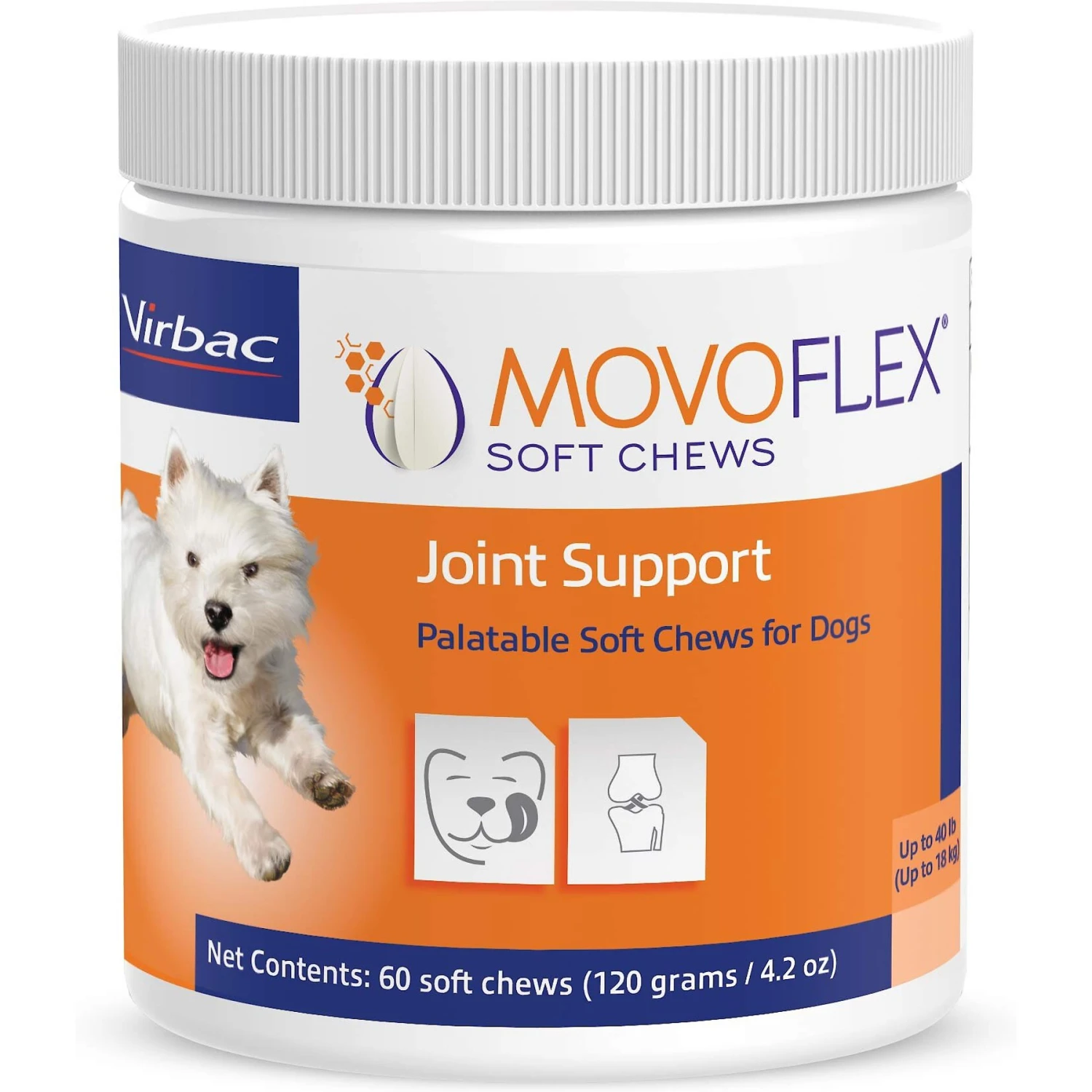 Virbac MOVOFLEX Soft Chews Joint Supplement For Small Breed Dogs 1 Virbac MOVOFLEX Soft Chews Joint Supplement For Small Breed Dogs