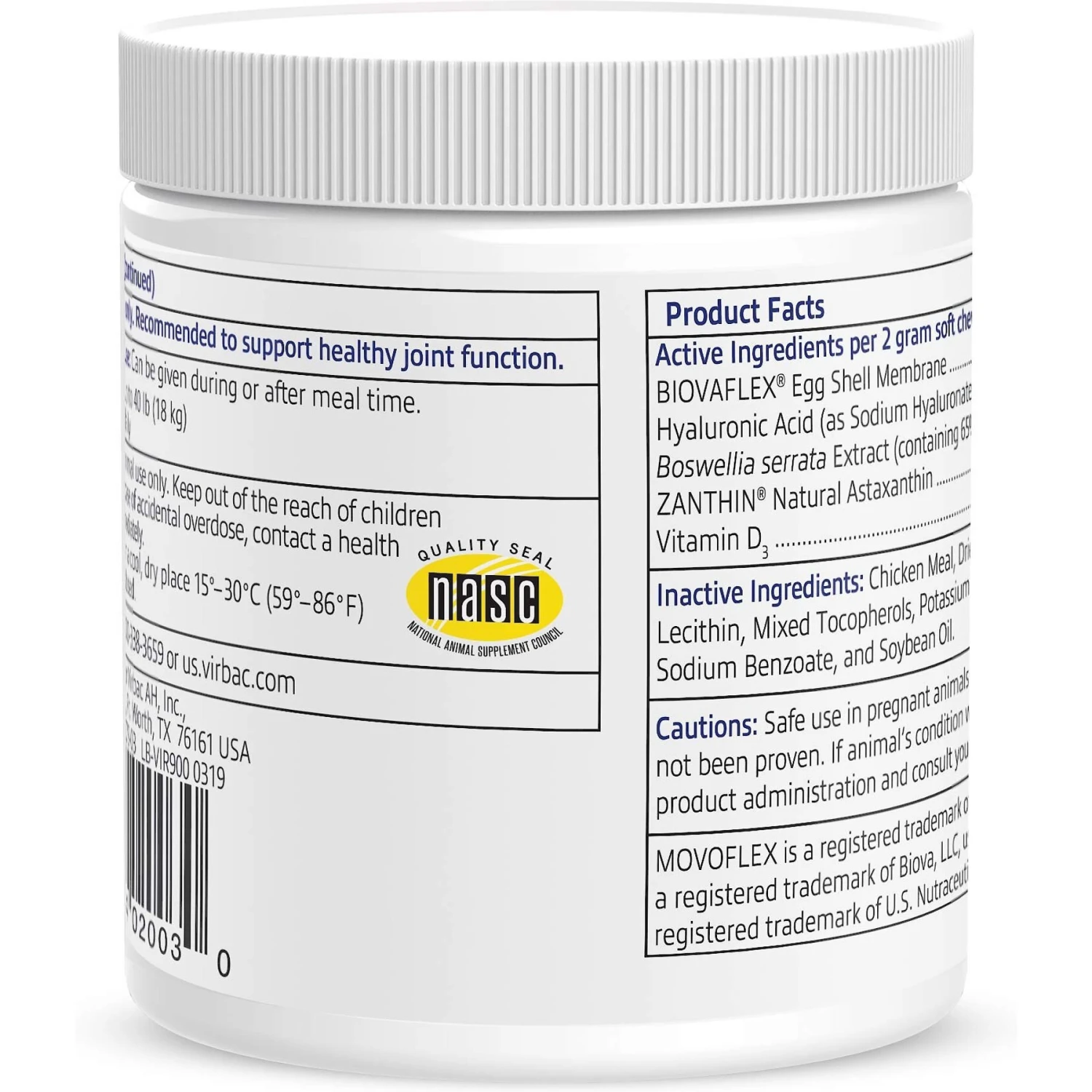 Virbac MOVOFLEX Soft Chews Joint Supplement For Small Breed Dogs 2 Virbac MOVOFLEX Soft Chews Joint Supplement For Small Breed Dogs - Image 2