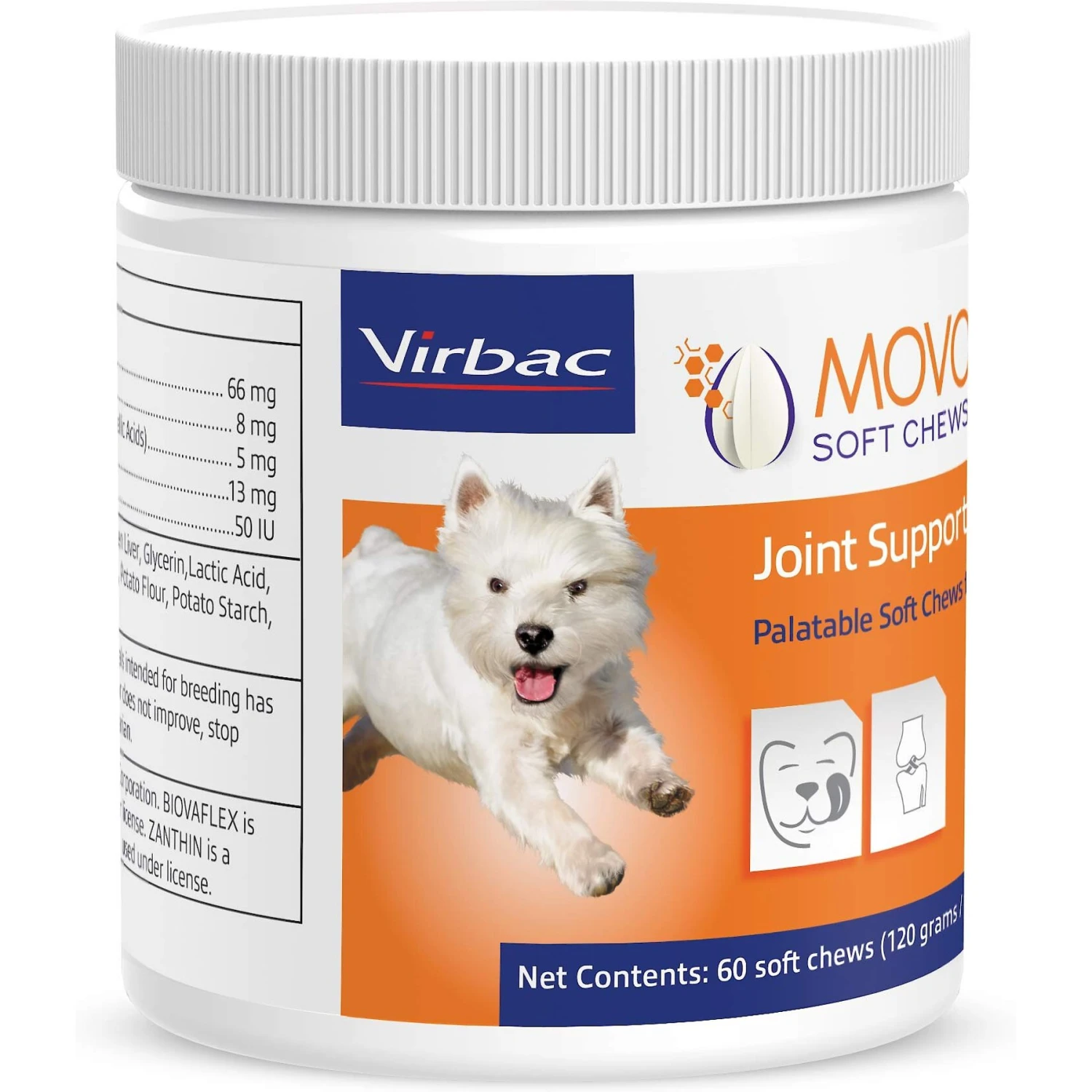 Virbac MOVOFLEX Soft Chews Joint Supplement For Small Breed Dogs 3 Virbac MOVOFLEX Soft Chews Joint Supplement For Small Breed Dogs - Image 3