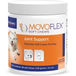 Virbac MOVOFLEX Soft Chews Joint Supplement For Small Breed Dogs 11 Virbac MOVOFLEX Soft Chews Joint Supplement For Small Breed Dogs -Pet Wellness 128557 PT4. AC SS1800 V1651204600