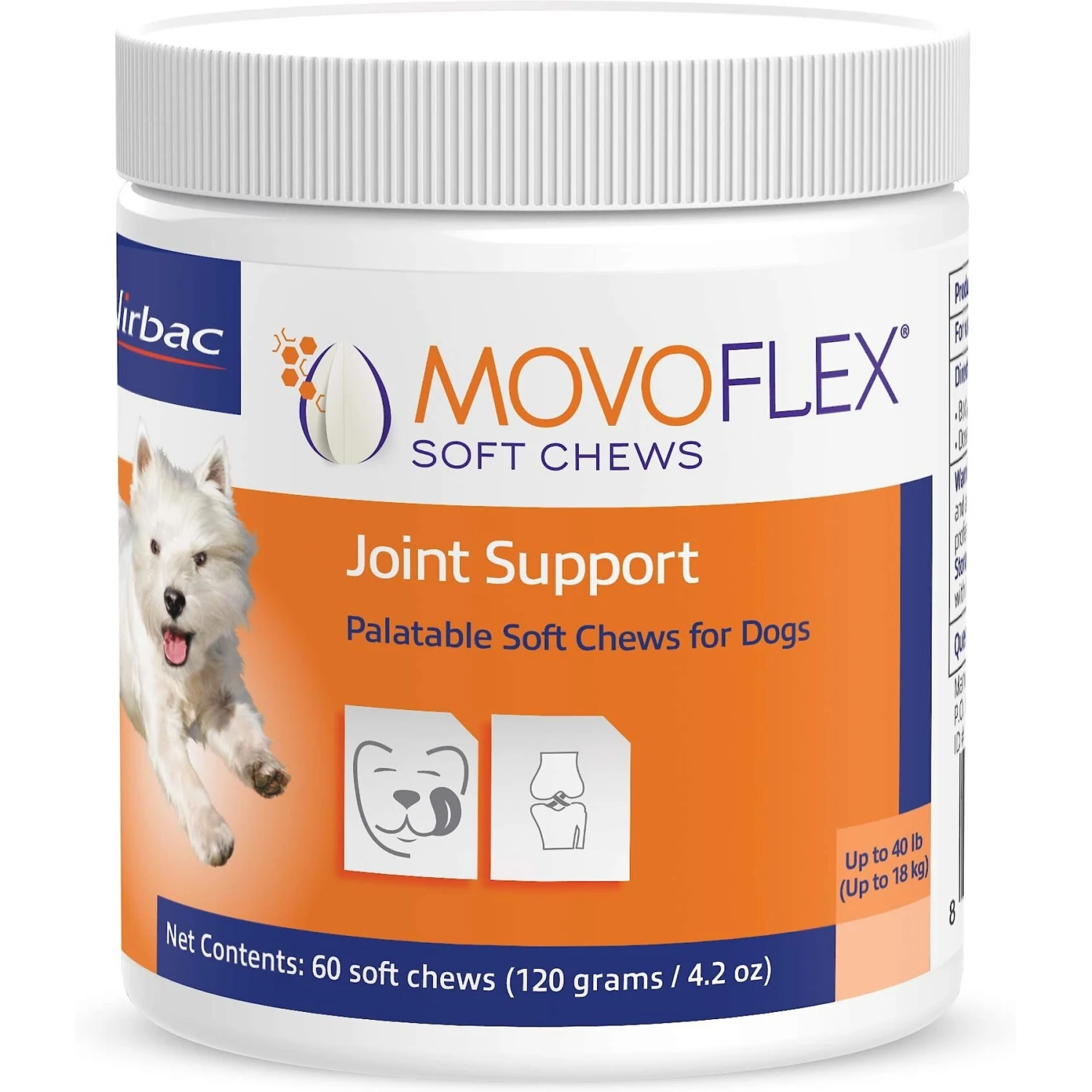 Virbac MOVOFLEX Soft Chews Joint Supplement For Small Breed Dogs 4 Virbac MOVOFLEX Soft Chews Joint Supplement For Small Breed Dogs - Image 4
