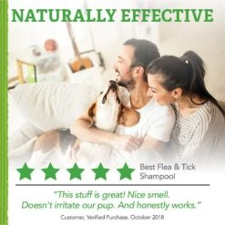 Natural Care Flea & Tick Dog Shampoo, 12-oz Bottle -Pet Wellness 130100 PT3. AC SS1800 V1632176749