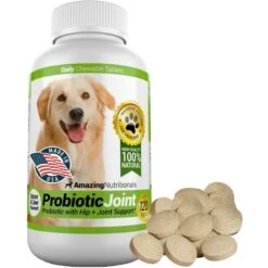 Amazing Nutritionals Probiotic Joint & Hip Support Daily Dog Supplement