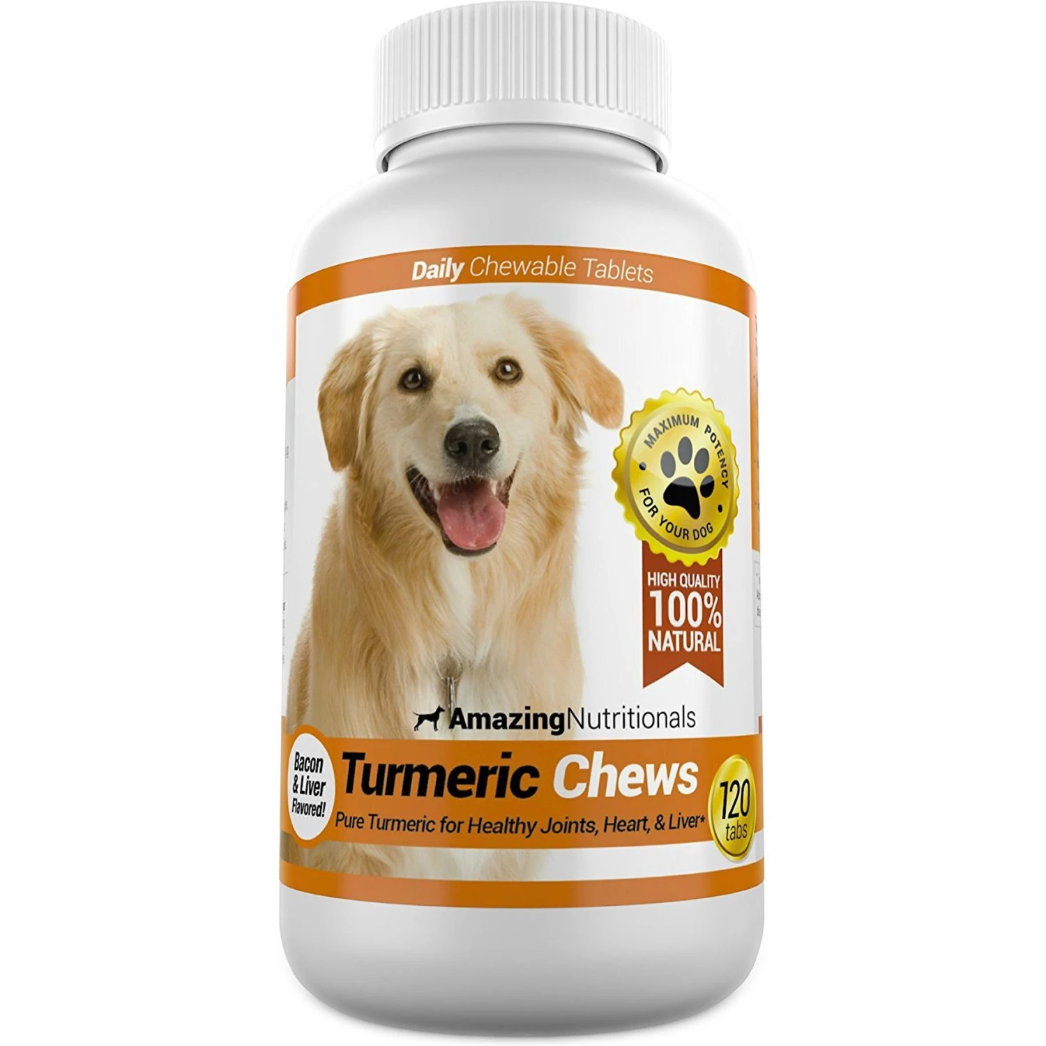Amazing Nutritionals Turmeric Chews Daily Dog Supplement 1 Amazing Nutritionals Turmeric Chews Daily Dog Supplement