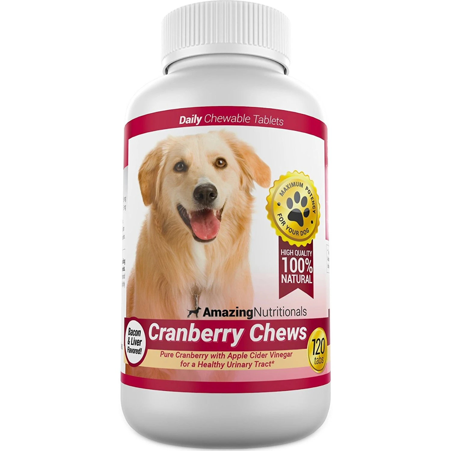 Amazing Nutritionals Cranberry Chews Daily Dog Supplement 1 Amazing Nutritionals Cranberry Chews Daily Dog Supplement