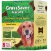 NaturVet GrassSaver Biscuits Peanut Butter Flavored Lawn Protection Supplement For Dogs