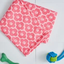 Bone Dry Printed Moroccan Microfiber Dog & Cat Bath Towel -Pet Wellness 131542 PT2. AC SS1800 V1502745339