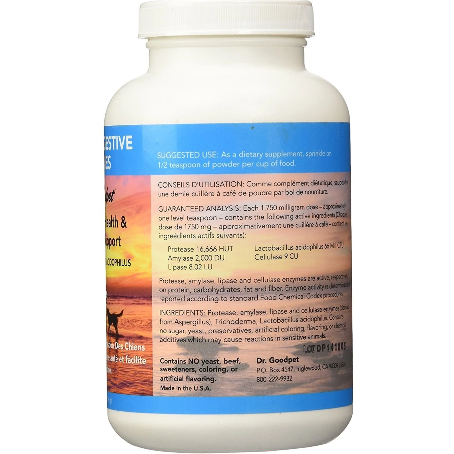 Dr. Goodpet Digestive Enzymes Dog Supplement 2 Dr. Goodpet Digestive Enzymes Dog Supplement - Image 2