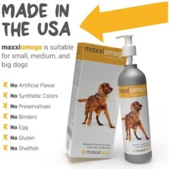 Maxxipaws Maxxiomega Oil For Dogs -Pet Wellness 131564 PT6. AC SS1800 V1667327415