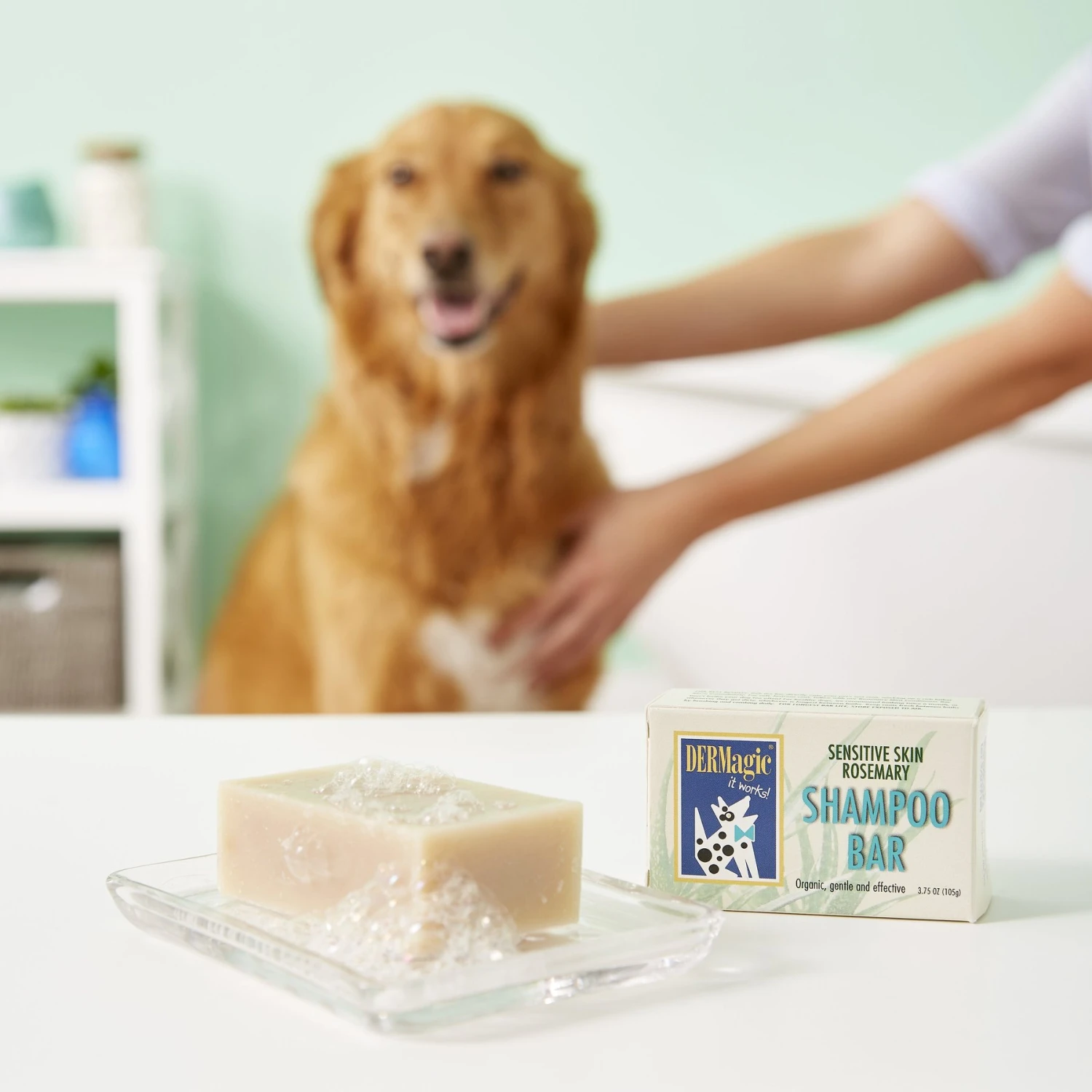 DERMagic Sensitive Skin Dog Shampoo Bar 3 DERMagic Sensitive Skin Dog Shampoo Bar - Image 3