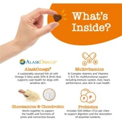 Zesty Paws Multivitamin 8-in-1 Bites Chicken Flavored Soft Chews Supplement For Dogs -Pet Wellness 132461 PT3. AC SS1800 V1703091205