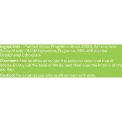 Nootie Cucumber Melon Dog & Cat Ear Wipes -Pet Wellness 132614 PT6. AC SS1800 V1543958891