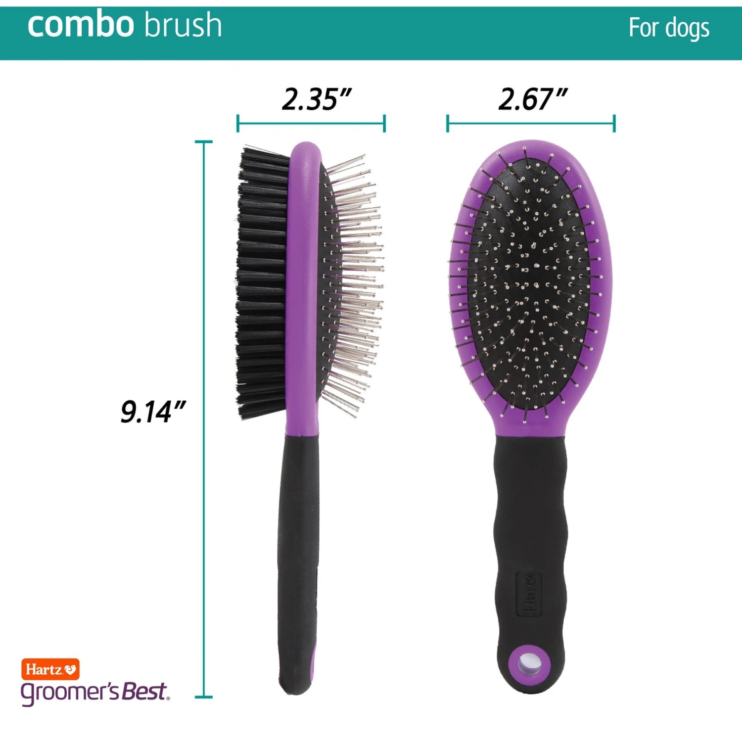 Hartz Groomer's Best Combo Dog Brush 4 Hartz Groomer's Best Combo Dog Brush - Image 4