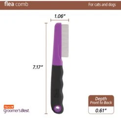 Hartz Groomer's Best Flea Comb For Dogs & Cats -Pet Wellness 132679 PT4. AC SS1800 V1657655413