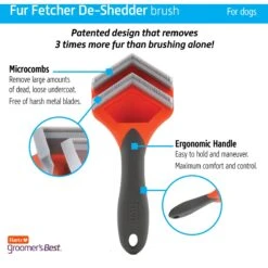 Hartz Groomer's Best Fur Fetcher DeShedding Dog Brush -Pet Wellness 132683 PT3. AC SS1800 V1657655413