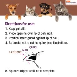 Hartz Groomer's Best Nail Clipper For Dogs & Cats -Pet Wellness 132685 PT5. AC SS1800 V1657655413