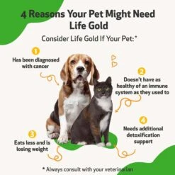Pet Wellbeing Life GOLD Bacon Flavored Liquid Immune Supplement For Cats & Dogs -Pet Wellness 132786 PT2. AC SS1800 V1701364510