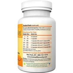Animal Necessity Serenin Vet Natural Calming Dog & Cat Supplement -Pet Wellness 133316 PT2. AC SS1800 V1501782063
