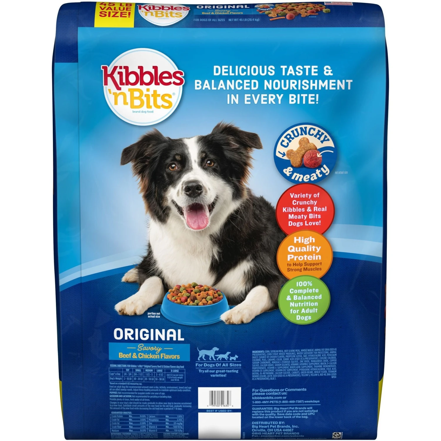 Kibbles 'n Bits Original Savory Beef & Chicken Flavors Dry Dog Food 3 Kibbles 'n Bits Original Savory Beef & Chicken Flavors Dry Dog Food - Image 3