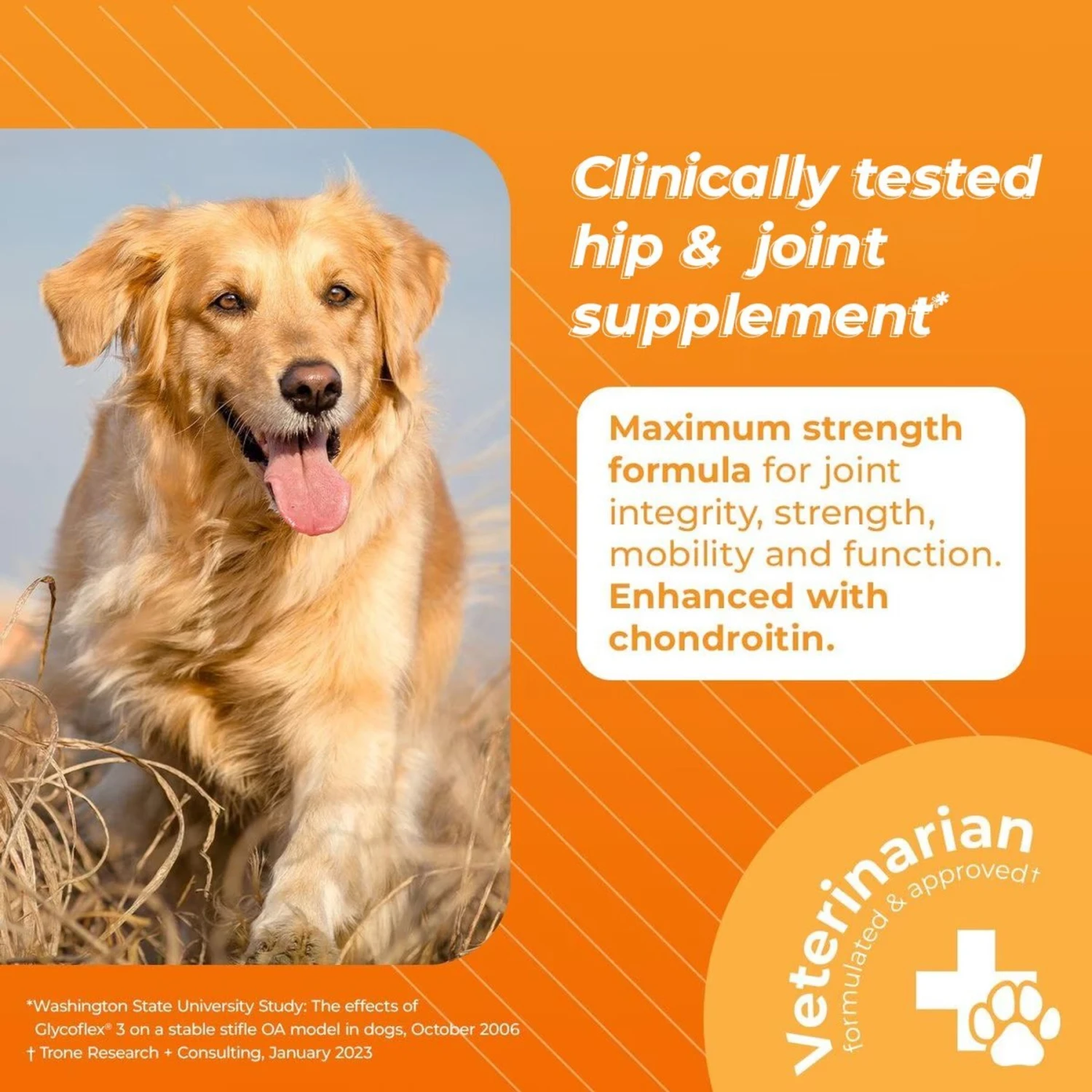 VetriScience GlycoFlex Plus Duck Flavored Soft Chews Joint Supplement For Dogs 2 VetriScience GlycoFlex Plus Duck Flavored Soft Chews Joint Supplement For Dogs - Image 2