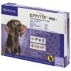 Virbac EFFITIX Flea & Tick Spot Treatment For Dogs, 23-44.9 Lbs