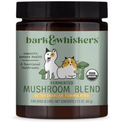 Bark And Whiskers Fermented Mushroom Blend Dog & Cat Supplement