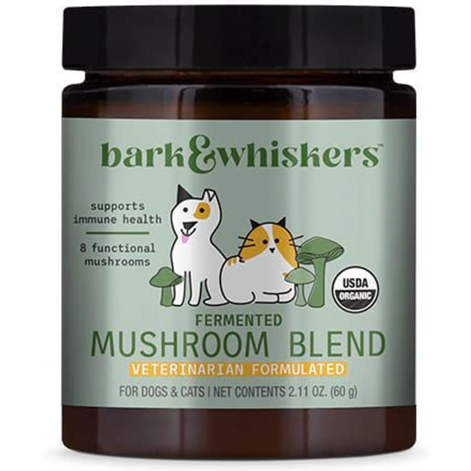 Bark And Whiskers Fermented Mushroom Blend Dog & Cat Supplement 1 Bark And Whiskers Fermented Mushroom Blend Dog & Cat Supplement
