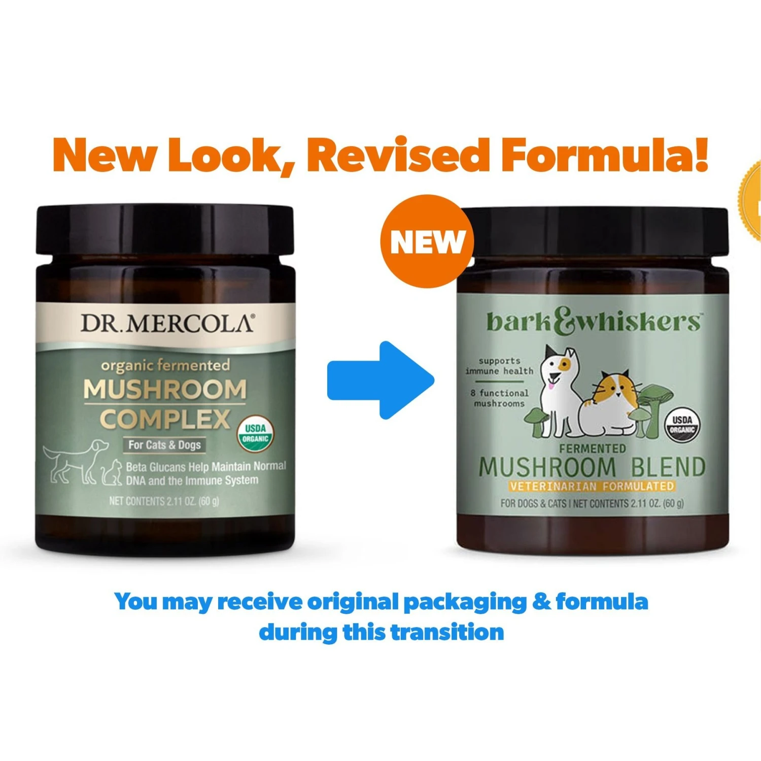 Bark And Whiskers Fermented Mushroom Blend Dog & Cat Supplement 2 Bark And Whiskers Fermented Mushroom Blend Dog & Cat Supplement - Image 2