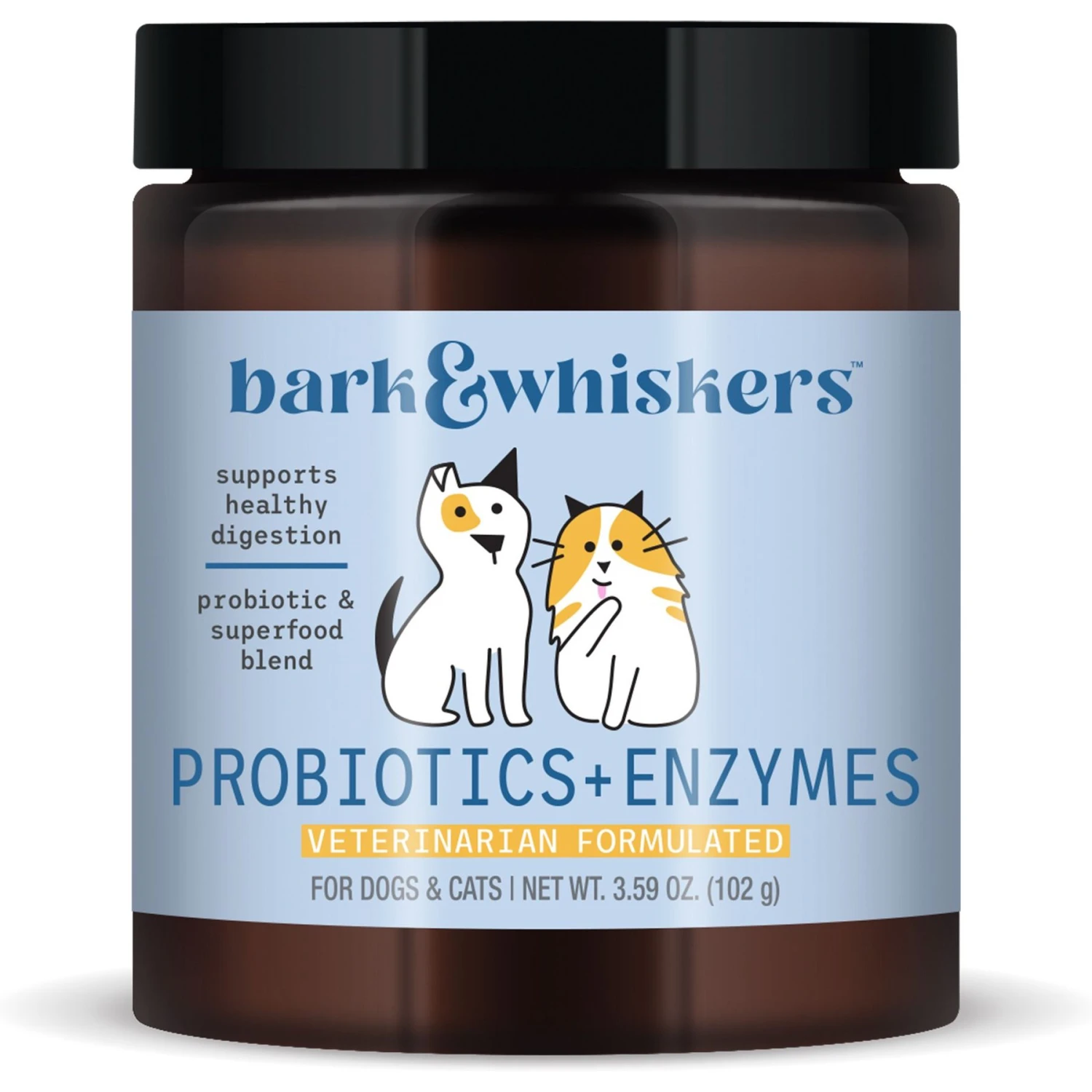Bark And Whiskers Probiotics + Enzymes For Pets Supplement 1 Bark And Whiskers Probiotics + Enzymes For Pets Supplement