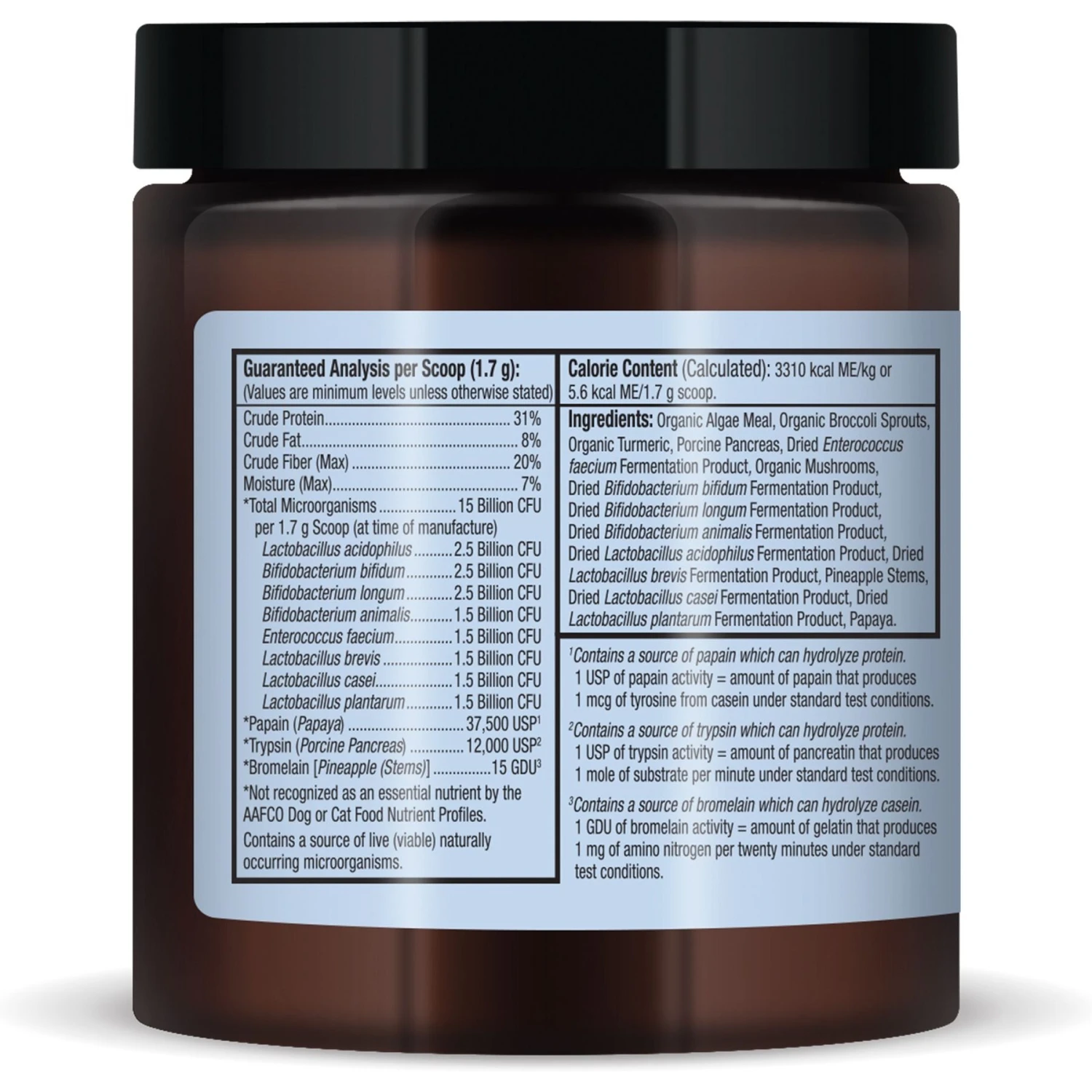 Bark And Whiskers Probiotics + Enzymes For Pets Supplement 3 Bark And Whiskers Probiotics + Enzymes For Pets Supplement - Image 3