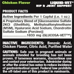 Liquid-Vet Hip & Joint Support Chicken Flavored Liquid Joint Supplement For Dogs -Pet Wellness 136938 PT4. AC SS1800 V1555015676