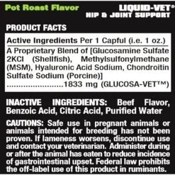 Liquid-Vet Hip & Joint Pot Roast Dog Supplement -Pet Wellness 136939 PT4. AC SS1800 V1555015677