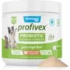 Vetnique Labs Profivex Probiotics 5-Strain Pork Pet Digestive Health Probiotic Prebiotic & Fiber Powder Dog & Cat Supplement