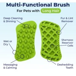 Vetnique Labs Furbliss Pet Brush For Long Hair Grooming, Deshedding, Massaging & Bathing Dog & Cat Brush 10 Vetnique Labs Furbliss Pet Brush For Long Hair Grooming, Deshedding, Massaging & Bathing Dog & Cat Brush -Pet Wellness 137128 PT2. AC SS1800 V1620836231