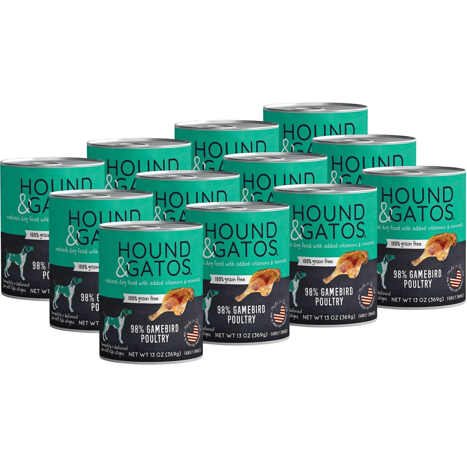 Hound & Gatos 98% Gamebird Poultry Grain-Free Dog Food 2 Hound & Gatos 98% Gamebird Poultry Grain-Free Dog Food - Image 2