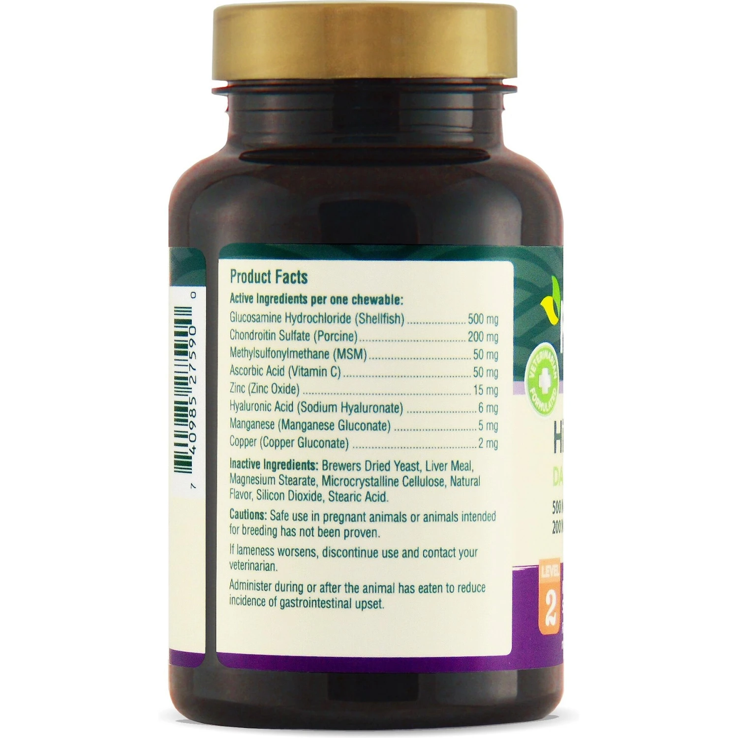 PetNC Natural Care Hip & Joint Daily Health Level 2 Chewable Tablet Dog Supplement 2 PetNC Natural Care Hip & Joint Daily Health Level 2 Chewable Tablet Dog Supplement - Image 2