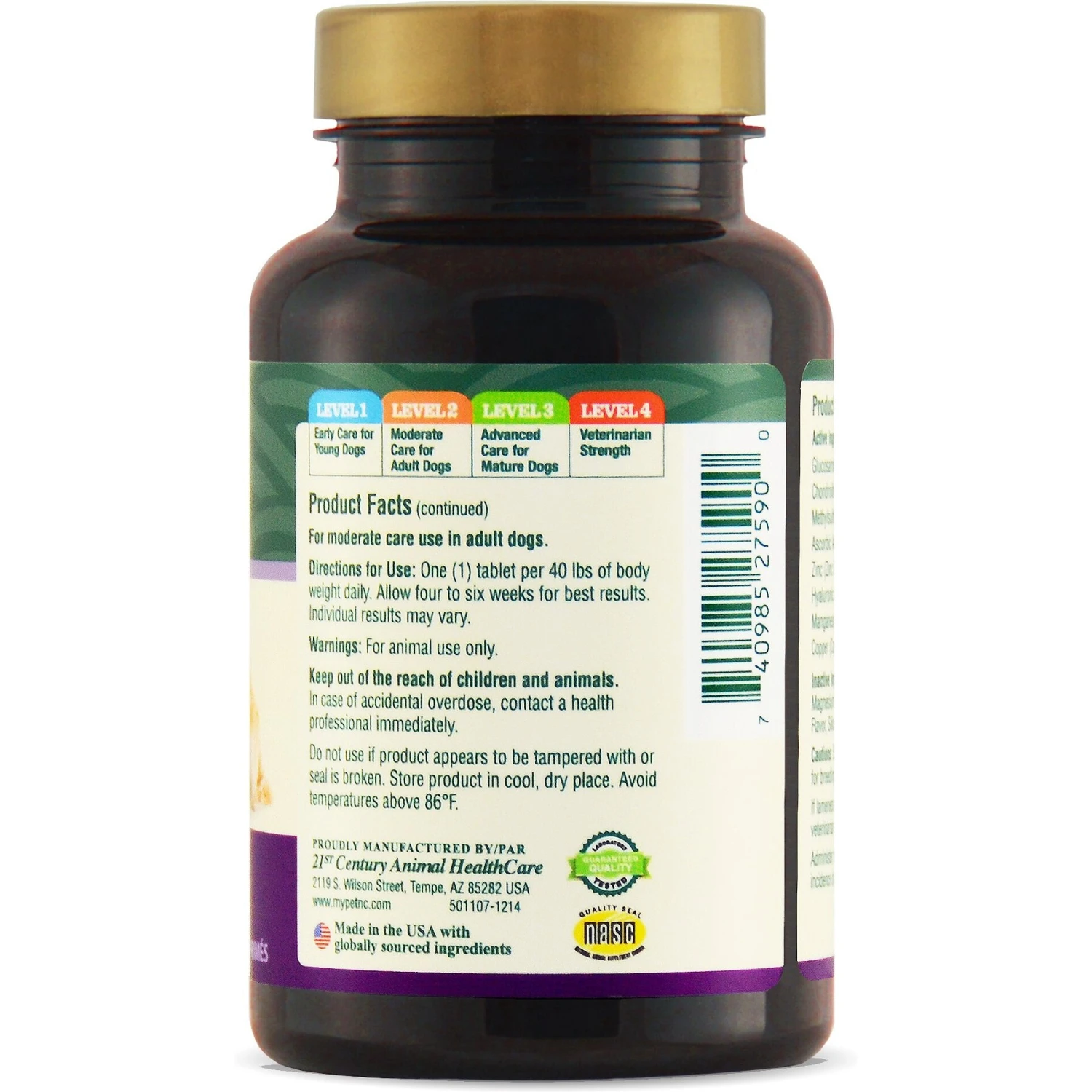 PetNC Natural Care Hip & Joint Daily Health Level 2 Chewable Tablet Dog Supplement 3 PetNC Natural Care Hip & Joint Daily Health Level 2 Chewable Tablet Dog Supplement - Image 3