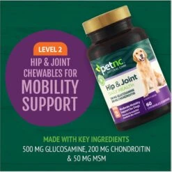 PetNC Natural Care Hip & Joint Daily Health Level 2 Chewable Tablet Dog Supplement 12 PetNC Natural Care Hip & Joint Daily Health Level 2 Chewable Tablet Dog Supplement -Pet Wellness 138391 PT5. AC SS1800 V1617058600