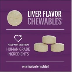 PetNC Natural Care Hip & Joint Daily Health Level 3 Liver Flavor Chewable Tablet Dog Supplement -Pet Wellness 138393 PT3. AC SS1800 V1617058668