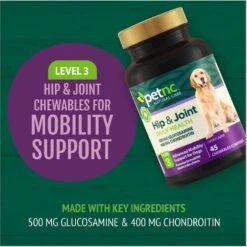 PetNC Natural Care Hip & Joint Daily Health Level 3 Liver Flavor Chewable Tablet Dog Supplement -Pet Wellness 138393 PT5. AC SS1800 V1617063706