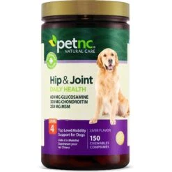 PetNC Natural Care Hip & Joint Daily Health Level 4 Liver Flavor Chewable Tablet Dog Supplement