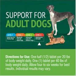 PetNC Natural Care Hip & Joint Daily Health Level 4 Liver Flavor Chewable Tablet Dog Supplement -Pet Wellness 138395 PT4. AC SS1800 V1617057398