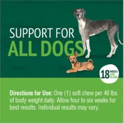 PetNC Natural Care Hip & Joint Mega Max Soft Chews Dog Supplement -Pet Wellness 138397 PT4. AC SS1800 V1617056800