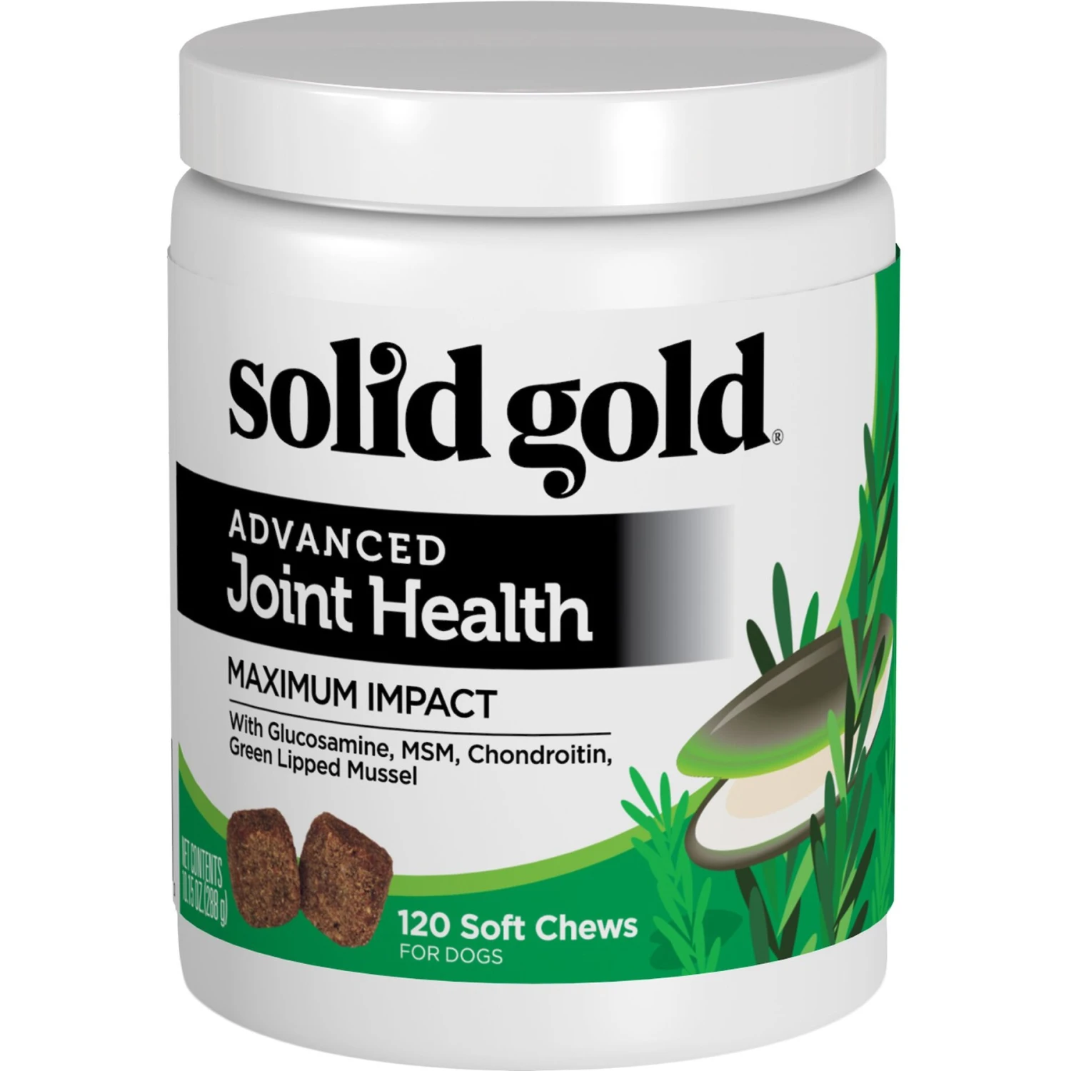 Solid Gold Advanced Joint Health Maximum Impact Soft Chews Grain-Free Supplement For Dogs 1 Solid Gold Advanced Joint Health Maximum Impact Soft Chews Grain-Free Supplement For Dogs