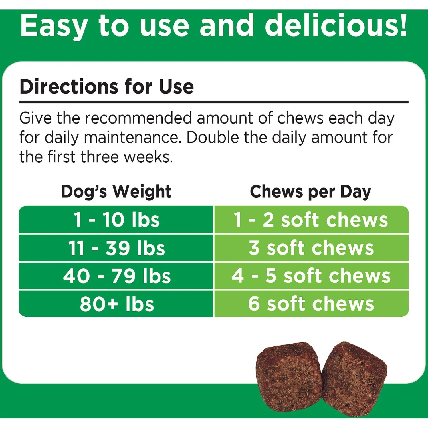 Solid Gold Advanced Joint Health Maximum Impact Soft Chews Grain-Free Supplement For Dogs 3 Solid Gold Advanced Joint Health Maximum Impact Soft Chews Grain-Free Supplement For Dogs - Image 3